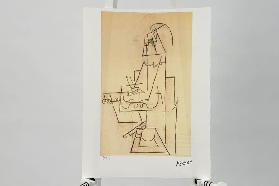 Lithographie nach Picasso, limitierte Auflage